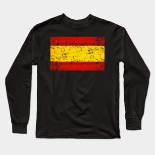 Spain Flag Long Sleeve T-Shirt